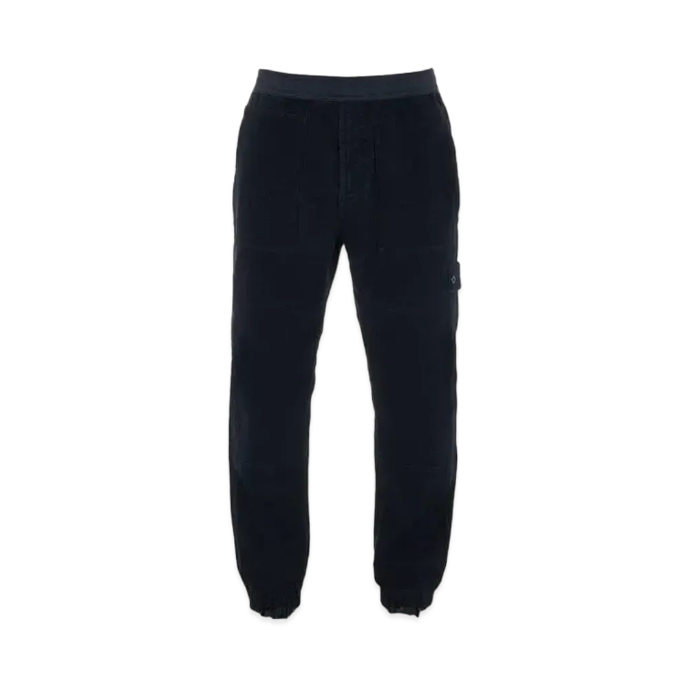 Stone Island 311F3 COTTON NYLON MOLESKIN-TC_GHOST PIECE - REGULAR FIT "Blue"