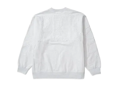 Supreme Tonal Applique Crewneck "Ash Grey"