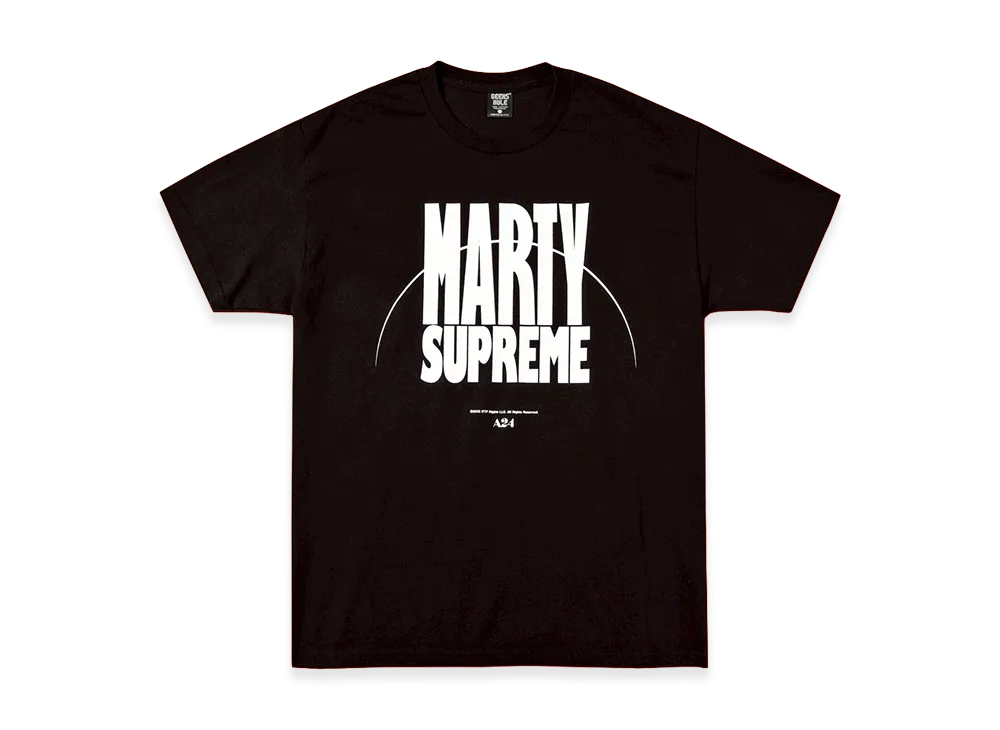 GEEKS RULE x MARTY SUPREME Silkscreen Printing T Shirt vol.01 "Black"
