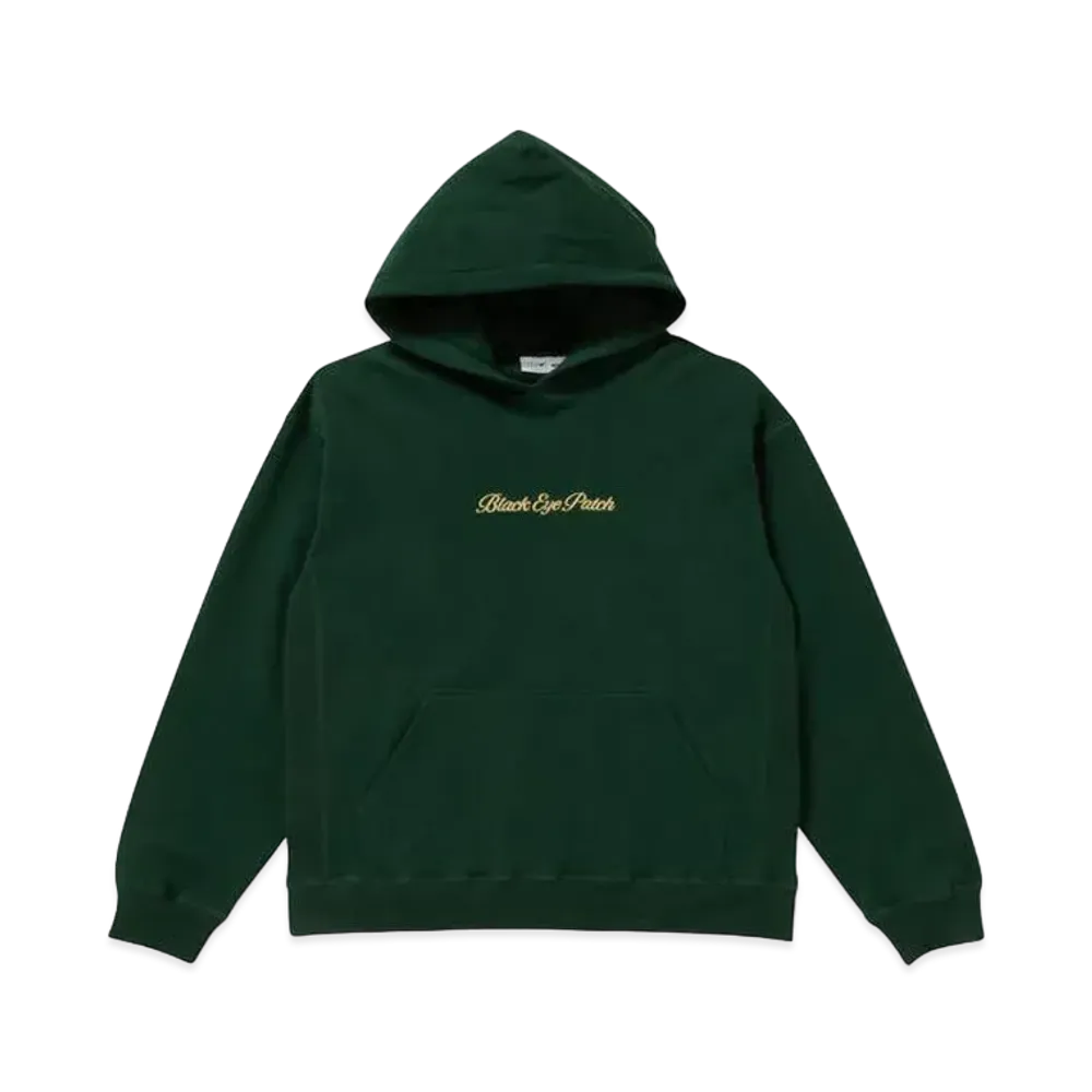 BlackEyePatch ROYAL SCRIPT HOODIE "Green"