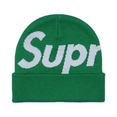 Supreme Big Logo Beanie "Green" (23FW)