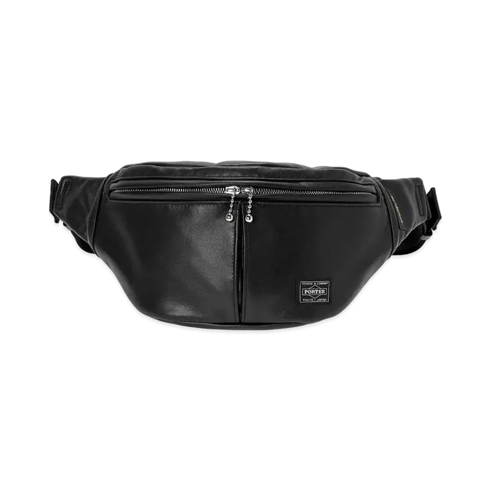 PORTER Lewis Leathers Waist Bag "Black"