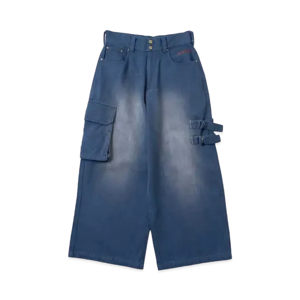 BADWAY blast cargo painter pants "Navy"