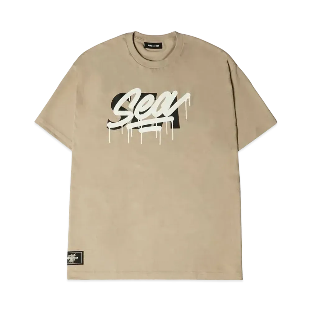 WIND AND SEA X IT'S A LIVING (SEA) T-SHIRT "Beige"