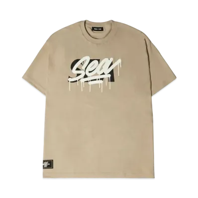 WIND AND SEA X IT'S A LIVING (SEA) T-SHIRT "Beige"