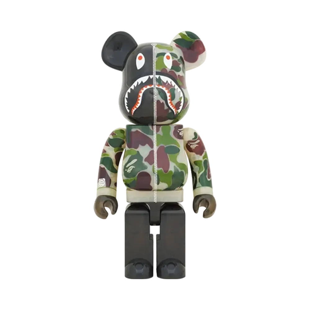 Bearbrick x BAPE ABC Camo Shark 1000%