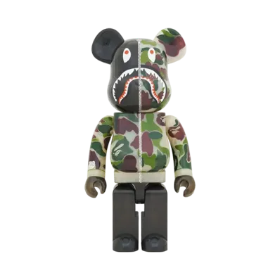 Bearbrick x BAPE ABC Camo Shark 1000%