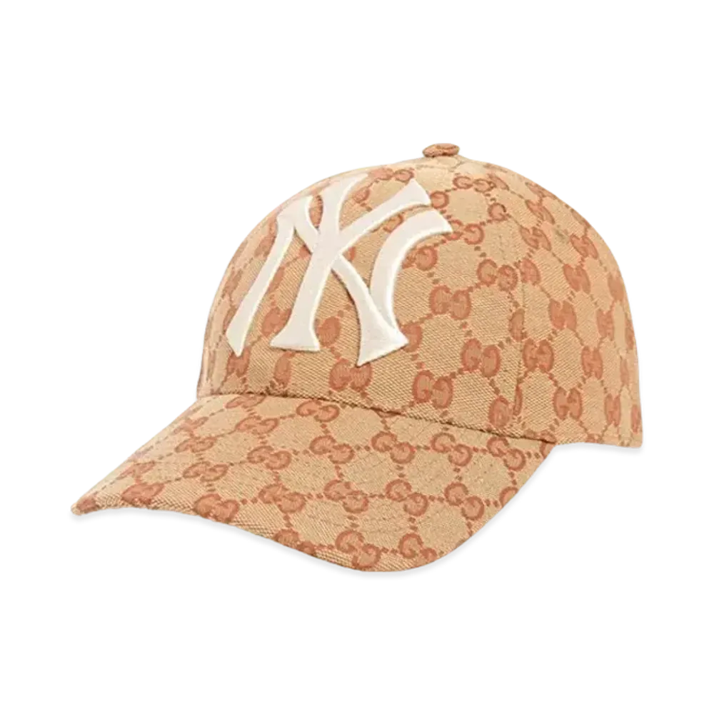 GUCCI x NY Yankees GG Canvas Baseball Cap