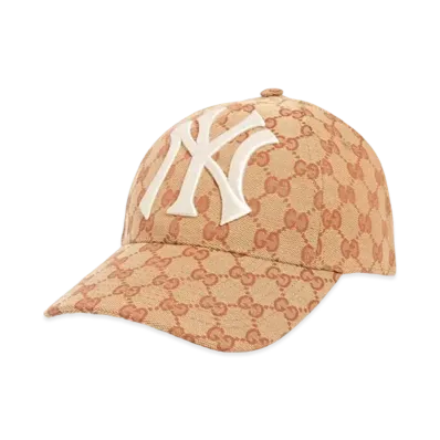 GUCCI x NY Yankees GG Canvas Baseball Cap