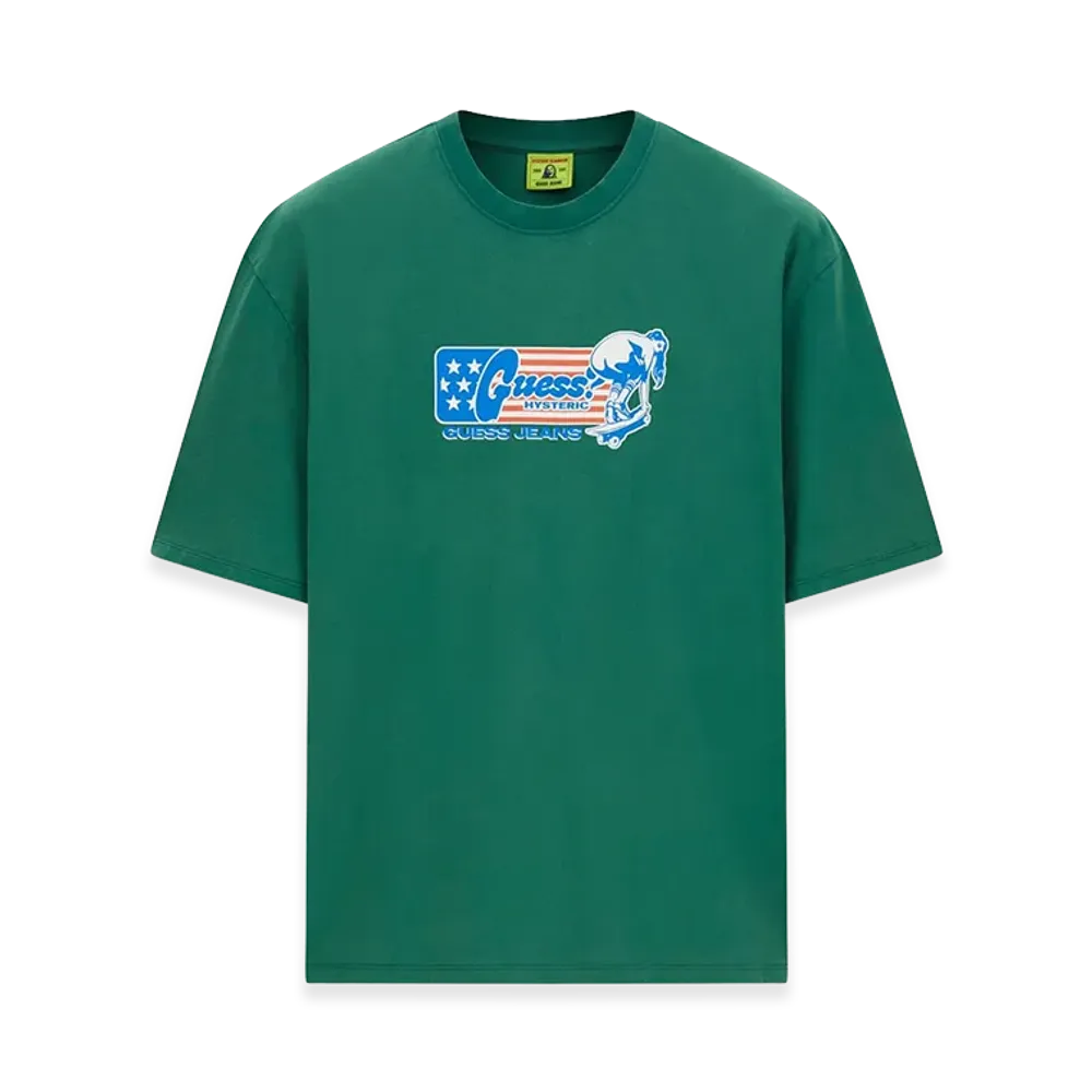 HYSTERIC GLAMOUR x GUESS JEANS Skater Tee "Green"