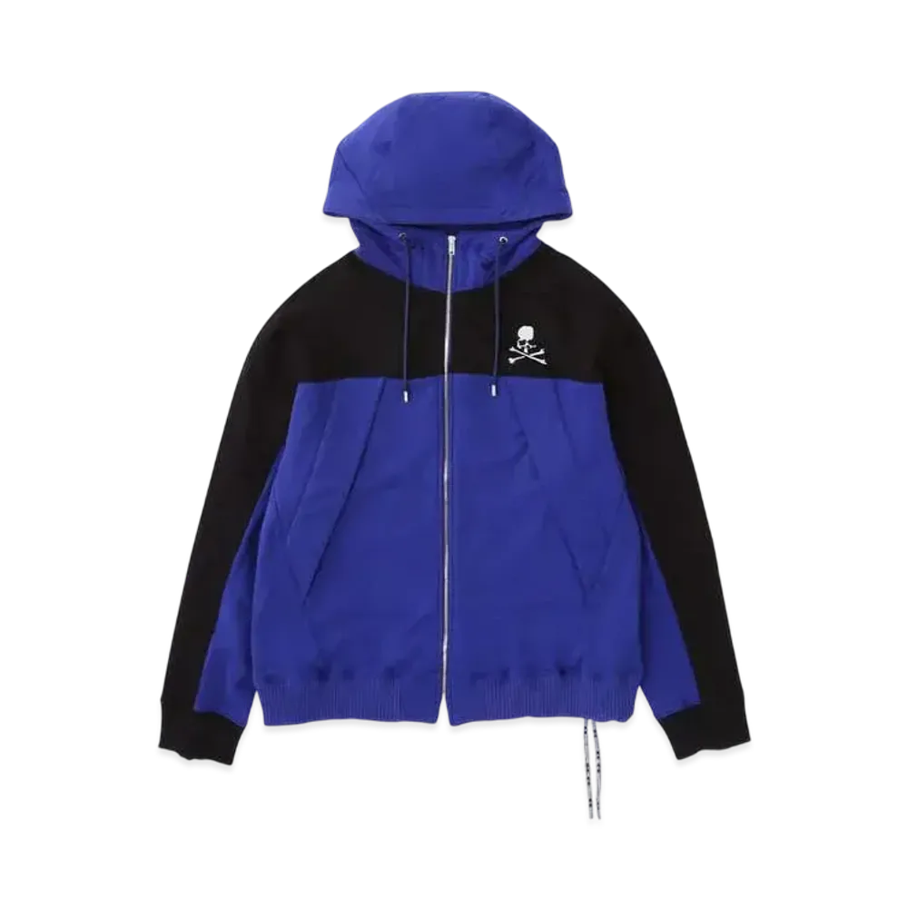 mastermind WORLD Mountain Zip Up Hoodie "Black Navy"