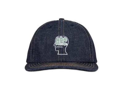 A.P.C. x Brain Dead Denim 6 Panel Hat "Indigo"