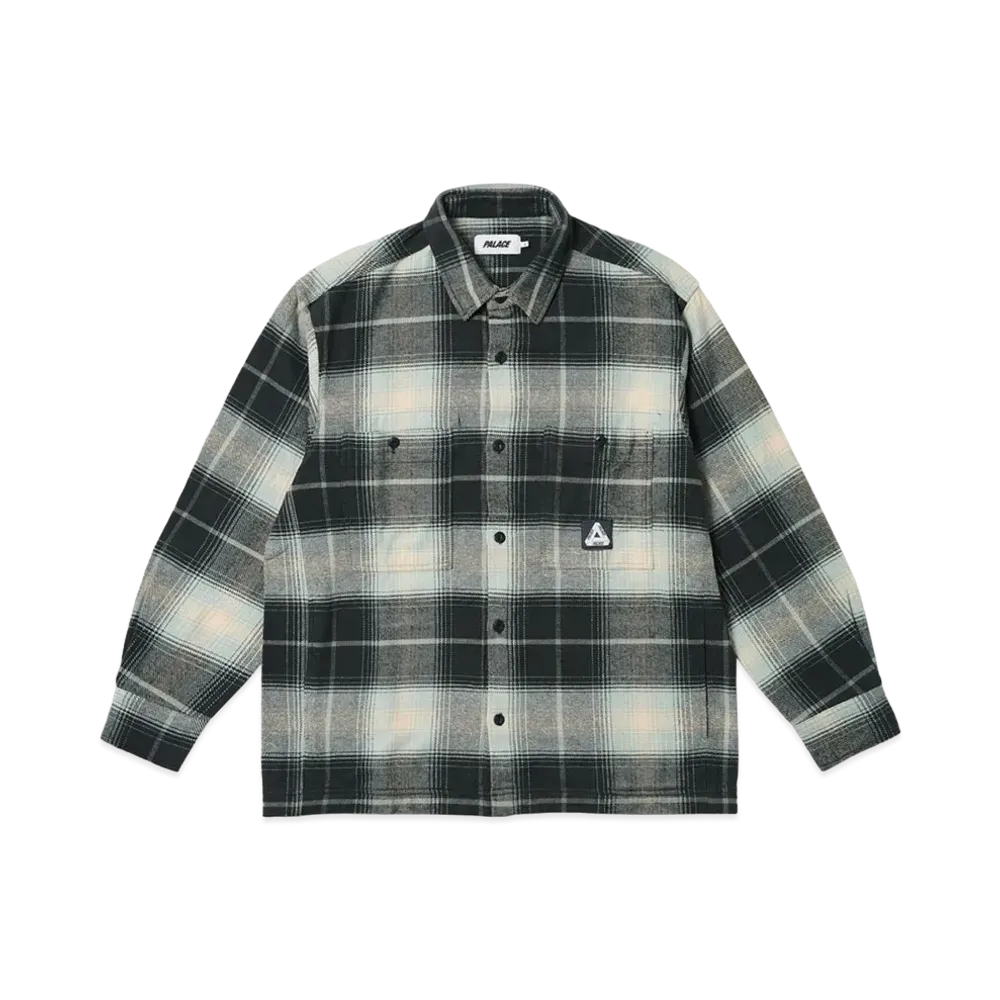 PALACE Work Shirt "Grey/Blue"