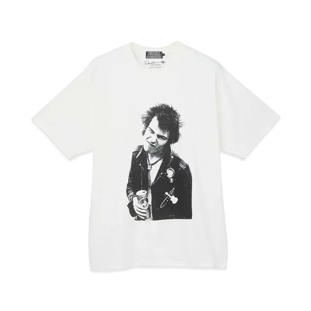 HYSTERIC GLAMOUR Dennis Morris/Sid Vicious Tee "White"