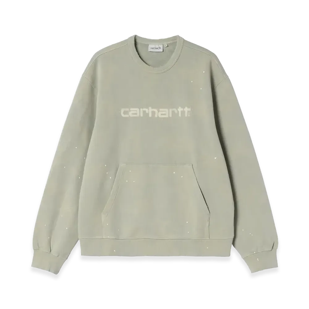 Carhartt WIP Painter Sweat "Shady Green/Destroy Wash/Splatter"
