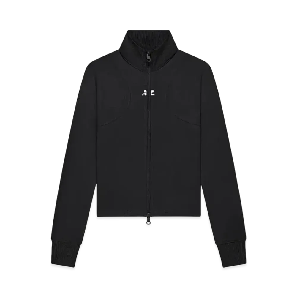 Courreges Scuba Tracksuit Interlock Jacket "Black"