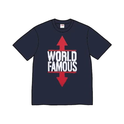 Supreme World Famous Tee "Navy"
