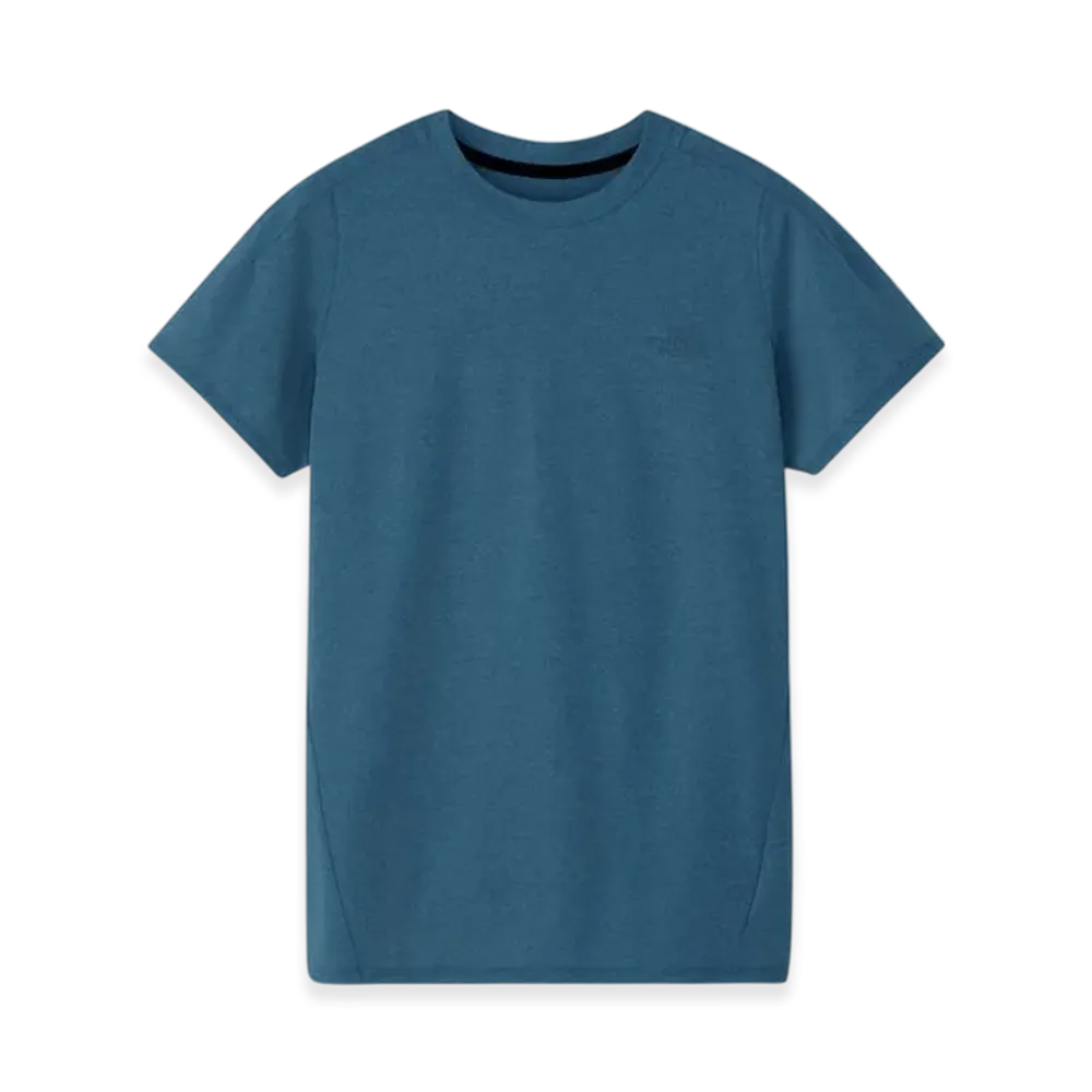 The North Face Short Sleeve Flash Dry Action Crew "Mountain Blue"