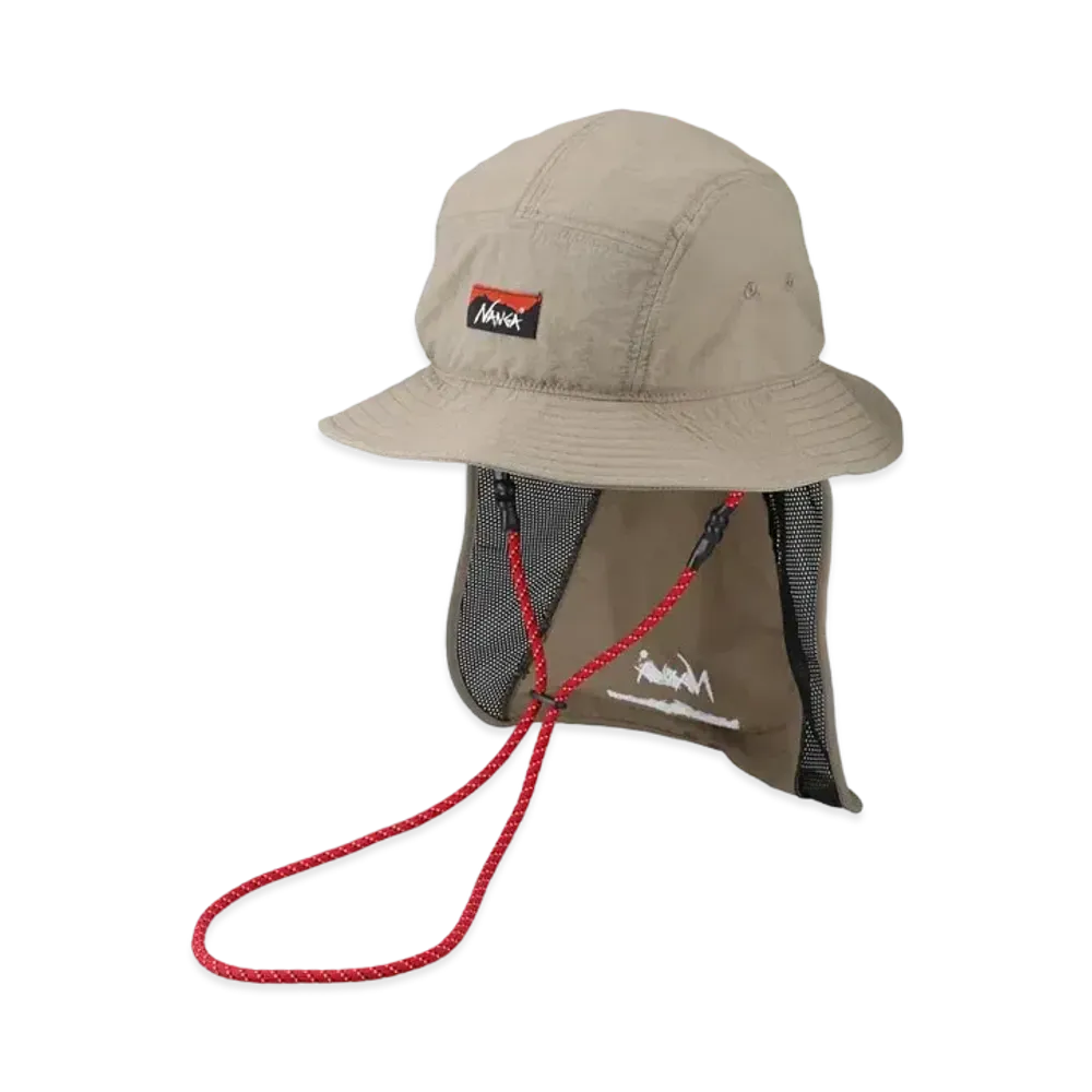 WIND AND SEA x NANGA NYLON TUSSER HAT "Mocha "