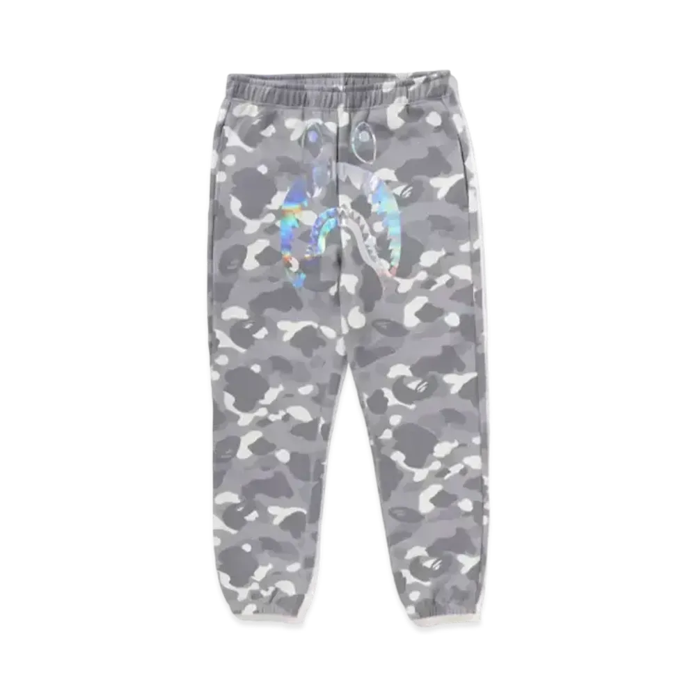 A BATHING APE Shark Sweat Pants "Gray"