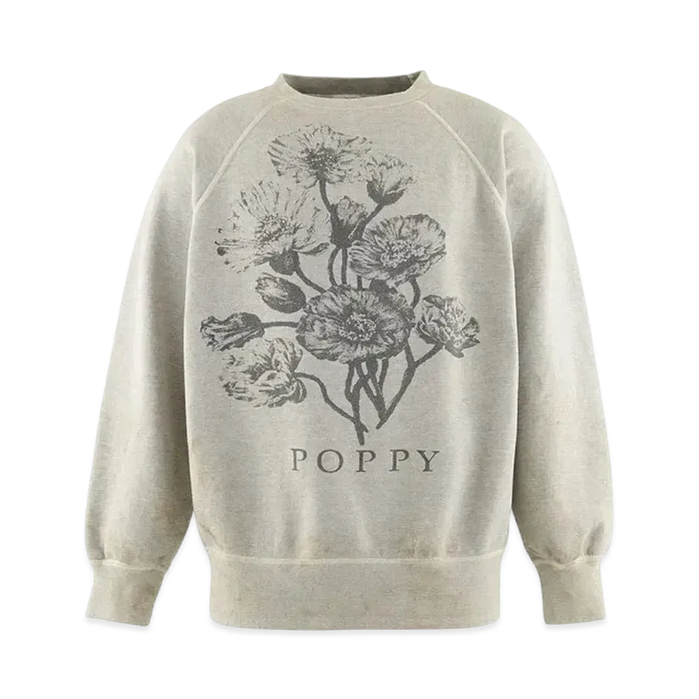 Saint Mxxxxxx Flower Sweat Shirt "Gray"