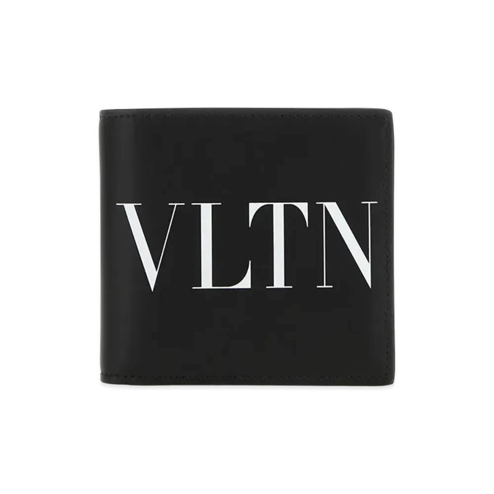 Valentino Leather Vltn Wallet "Black"