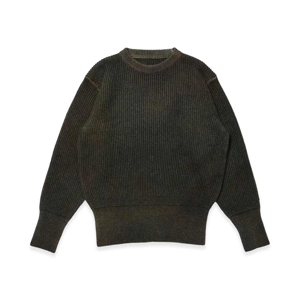 T.T Taiga Takahashi LOT.519 Athletic Crewneck Sweater "Mix Green"