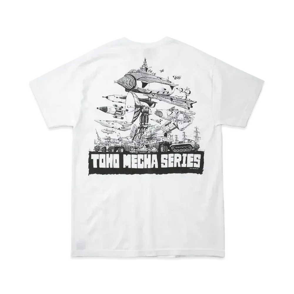 Geeks Rule x TOHO MECHA SERIES Silkscreen Printing T-Shirt "White"