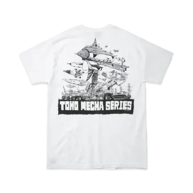 Geeks Rule x TOHO MECHA SERIES Silkscreen Printing T-Shirt "White"