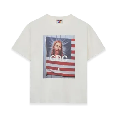 HYSTERIC GLAMOUR GDC Flag T Shirt "White"