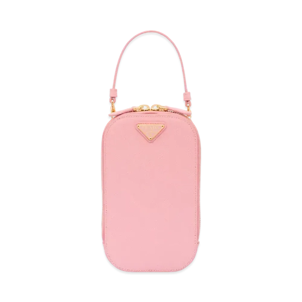 PRADA Saffiano Leather Mini Bag "Pink"