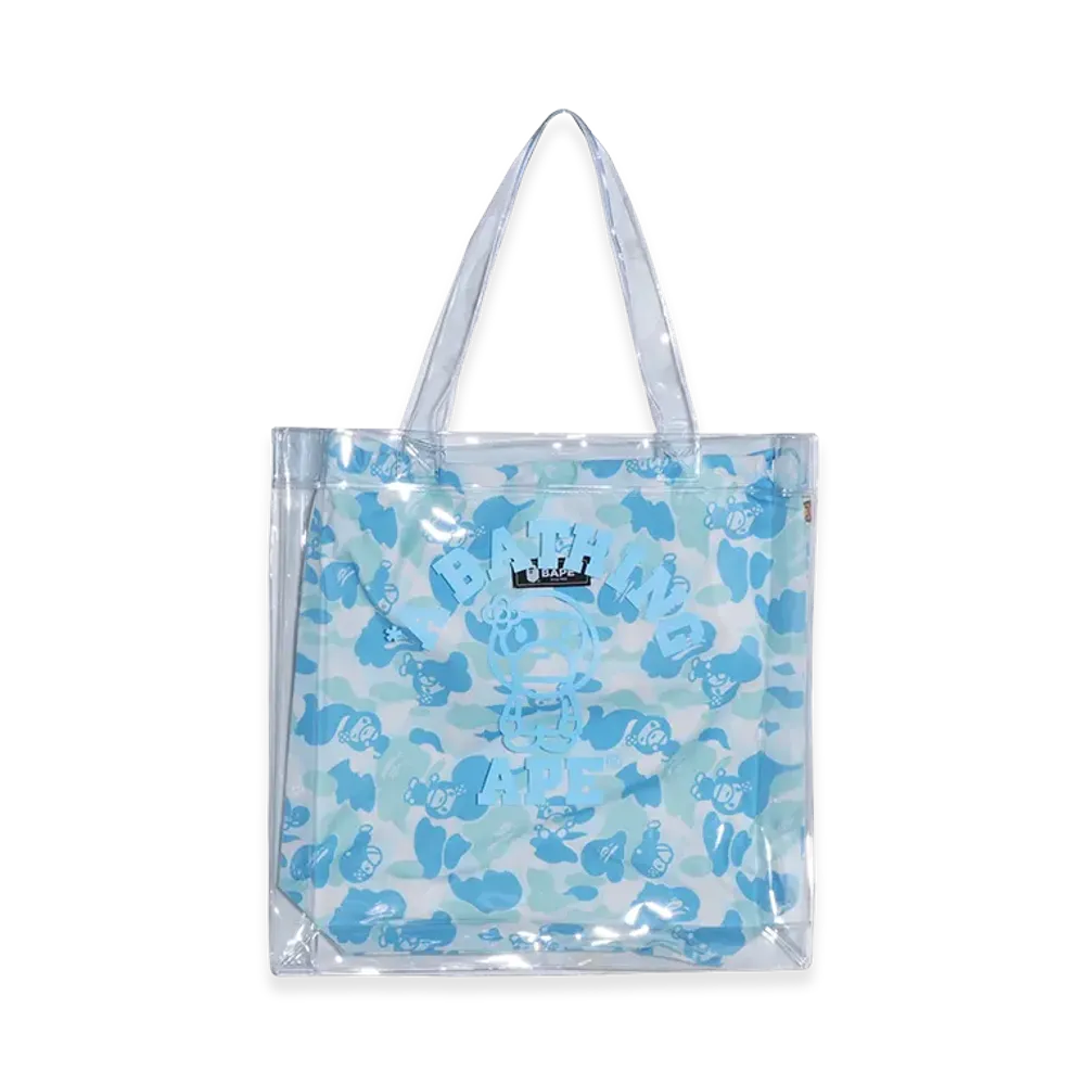 A BATHING APE Women's Baby Lisa ABC Camo PVC Bag "Sax"