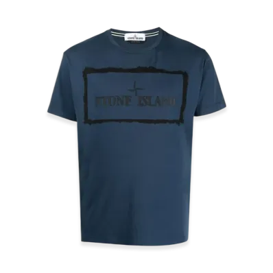 Stone Island 2NS80 Stencil One T-Shirt - 21SS "Avio Blue"