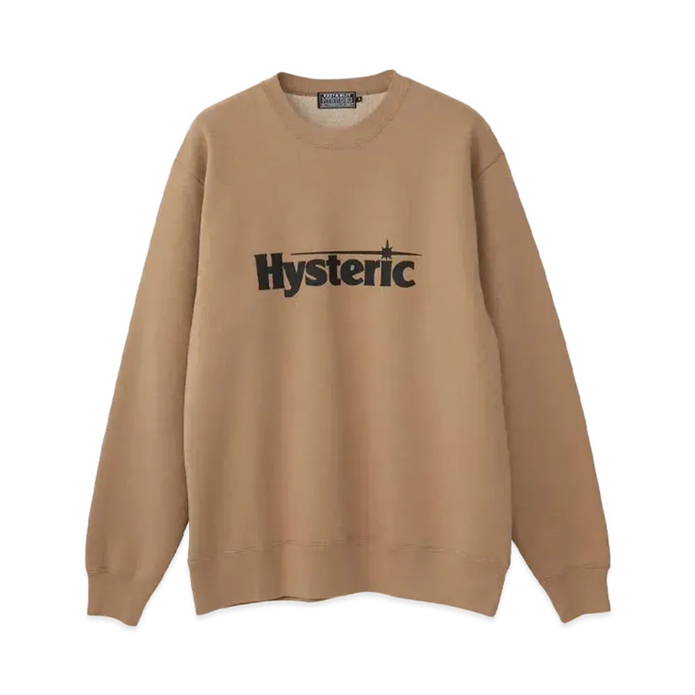 HYSTERIC GLAMOUR Flying V Sweat "Beige"