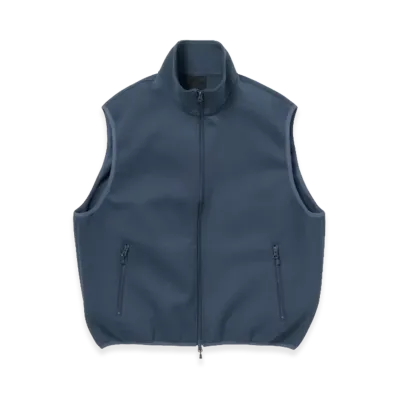 DAIWA PIER39 Women's Tech Scuba Knit Stand Collar Vest "Navy"