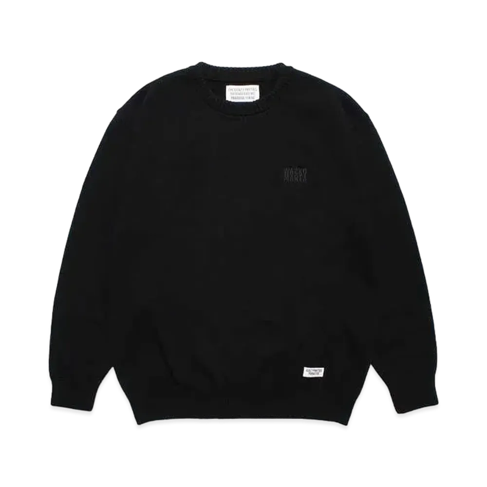 WACKO MARIA Classic Knit Sweater "Black"