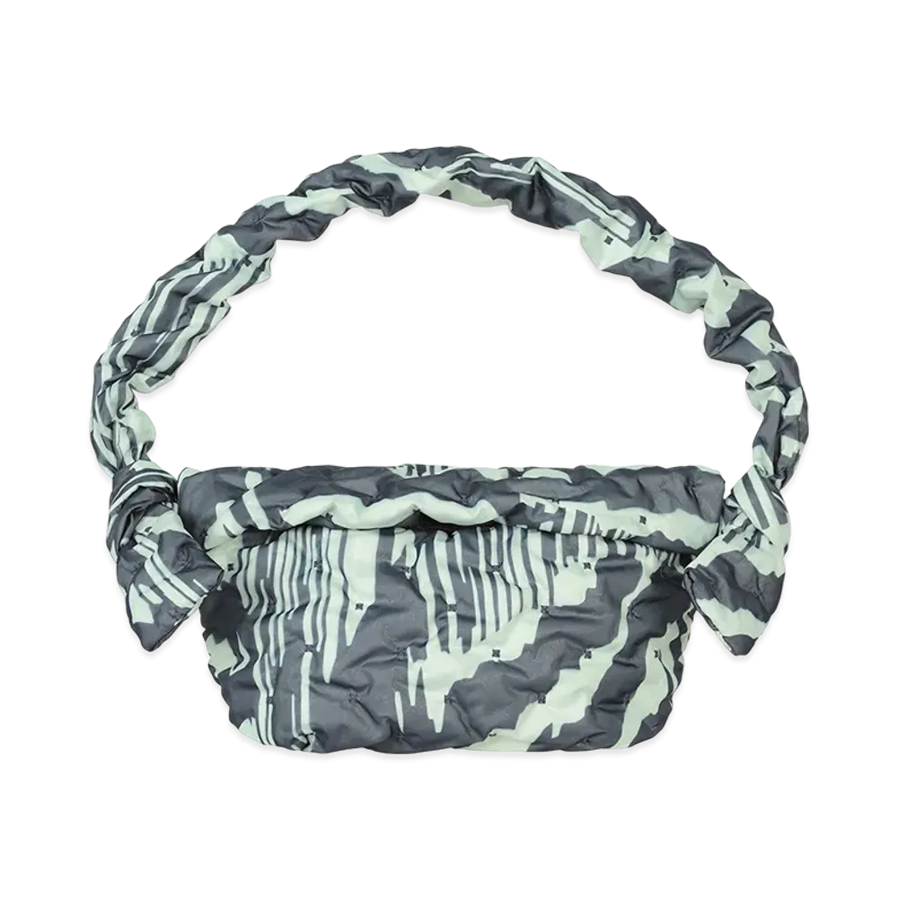 PLEATS PLEASE ISSEY MIYAKE Refraction Fluffy Bag "Grayish Navy"