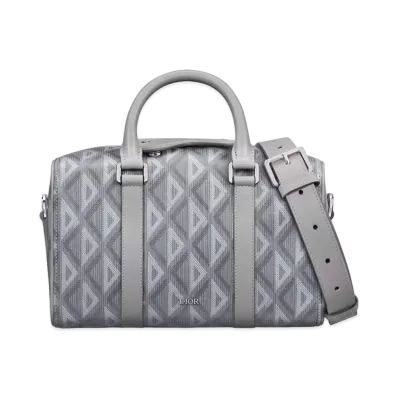 Dior Lingot 26 Bag CD Diamond Canvas "Gray"