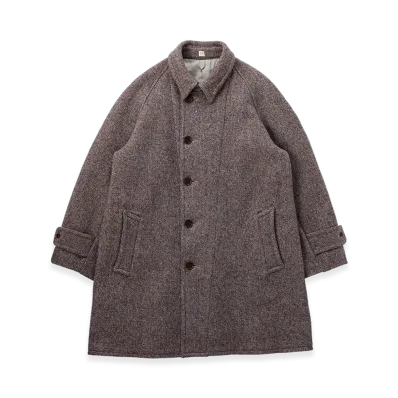 T.T Taiga Takahashi LOT.408 Chin Strap Coat "Mix Brown"