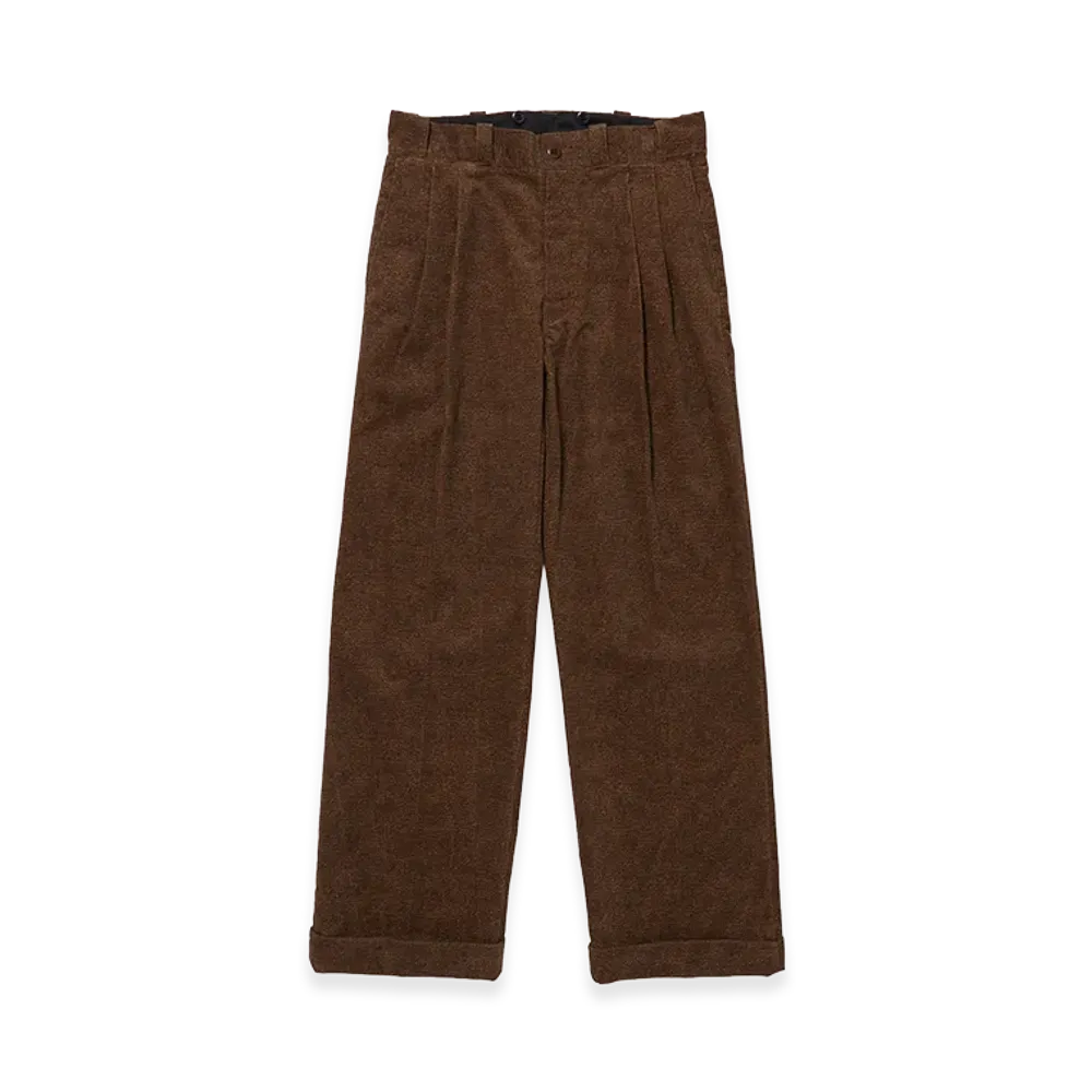 T.T Taiga Takahashi LOT.201 Work Trousers "Melange Brown"