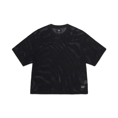 Stussy Mesh Jersey Crew "Black"