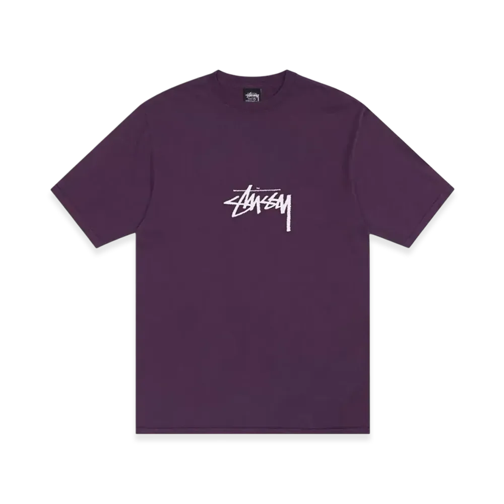 Stussy Small Stock Tee Pigment Dyed "Purple"