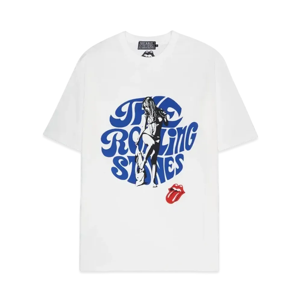 HYSTERIC GLAMOUR x THE ROLLING STONES Stones Woman Tee "White"
