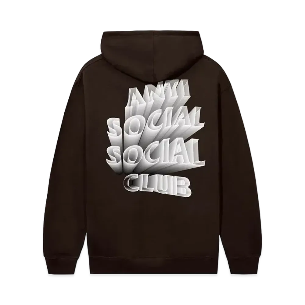 ANTI SOCIAL SOCIAL CLUB Unbearable Hoodie "Brown"