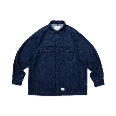 WTAPS Cbw / LS / Cotton. Denim "Indigo"