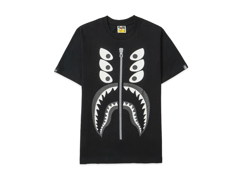 A BATHING APE x Bounty Hunter Mad Shark Tee "Black"