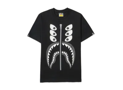 A BATHING APE x Bounty Hunter Mad Shark Tee "Black"