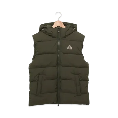 PYRENEX Spoutnic Mini Ripstop Down Vest "Deep Khaki"