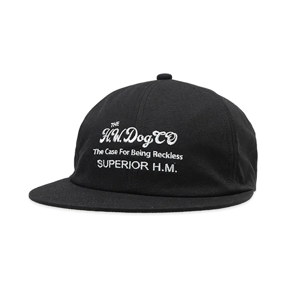 THE H.W.DOG &CO. BALL CAP "BLACK"
