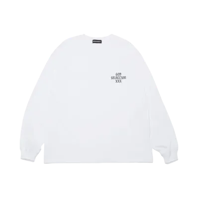 GOD SELECTION XXX Long Sleeve T-shirt GX-S24-LT-04 "White"